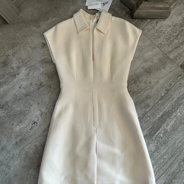 全新未使用 DIOR/迪奥 积分-100/P224725474/收腰连衣裙