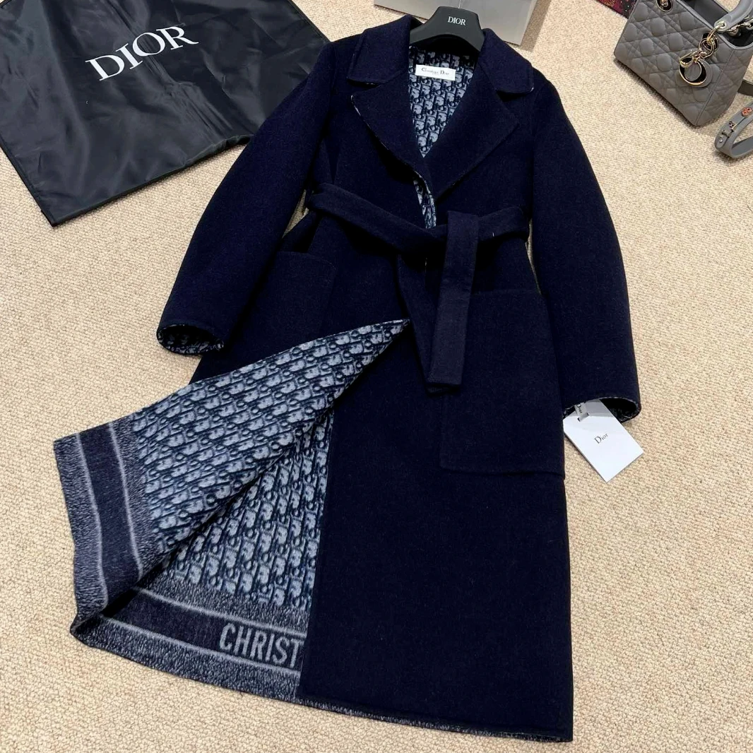 99新 DIOR/迪奥 /P234865494/Dior 内里满印印花 大衣