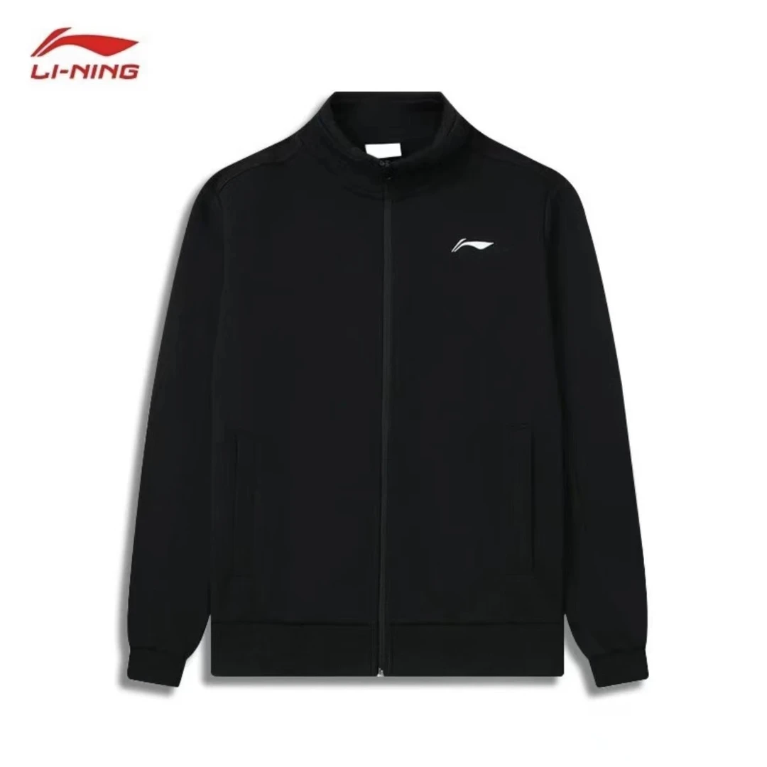 李宁外套男女秋冬新款开衫卫衣宽松大码休闲运动服套装立领上装