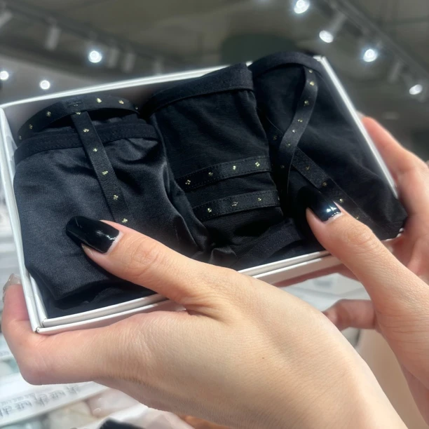 ［3条装］86993黑山茶花 同色不同款镂空性感小众女式内裤