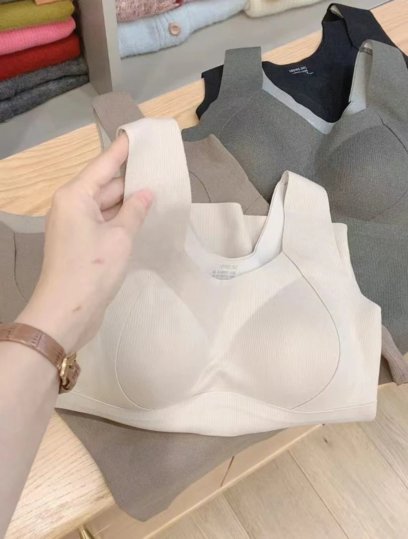 七言家桑蚕丝保暖美背背心836@