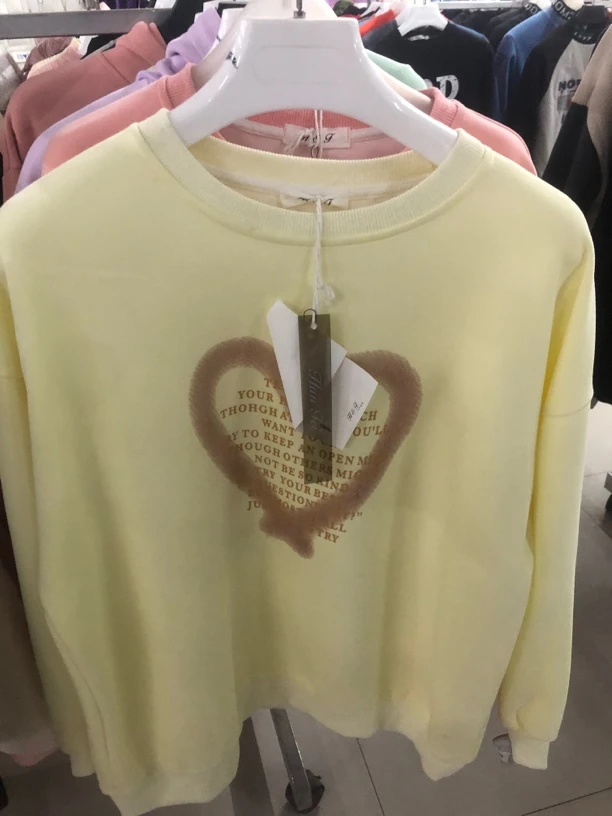 女装卫衣上衣时尚潮流百搭春季宽松