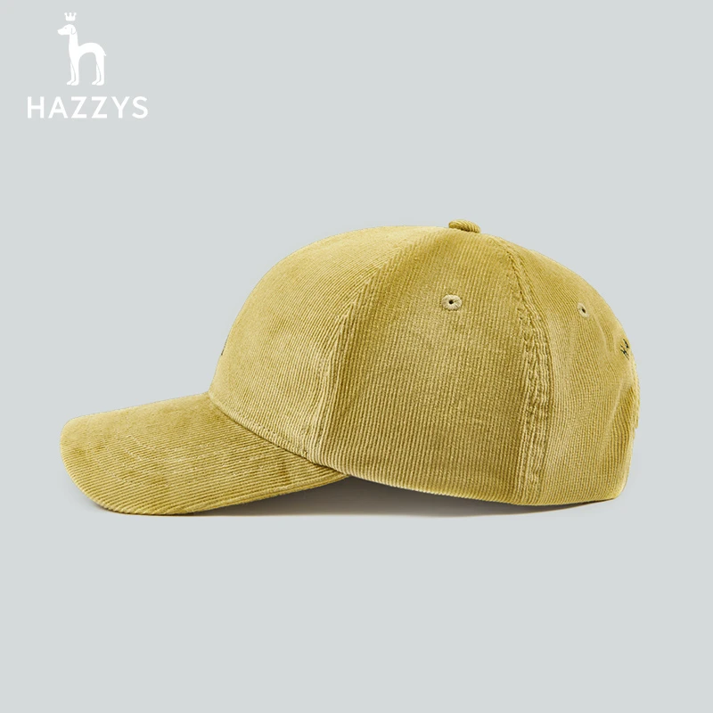 Hazzys哈吉斯百搭运动休闲情侣简约纯色ins街头字母刺绣棒球帽