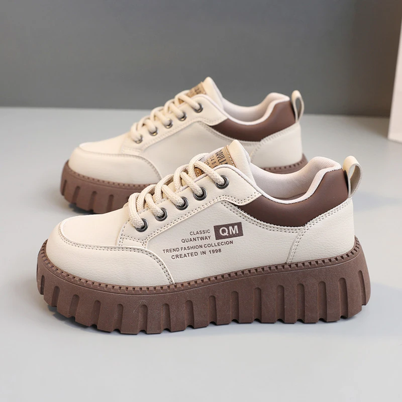 爆款老爹鞋女2024春季新韩版百搭运动休闲鞋厚底增高小白鞋学生鞋