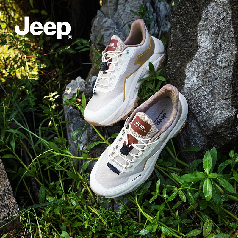 【Jeep吉普】2025秋冬季休闲鞋情侣时尚百搭透气潮流低帮厚底老爹鞋