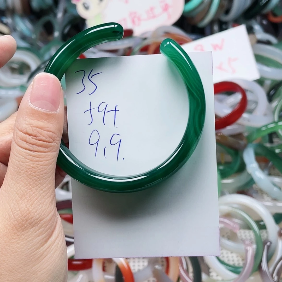 【闪购商品】玛瑙/玉髓手镯未镶嵌风***郝35