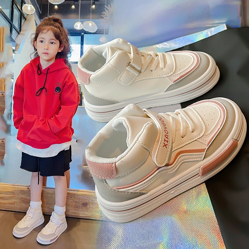 ABC儿童鞋2024春秋简约时尚百搭运动鞋中大童休闲鞋夏季童鞋潮ins