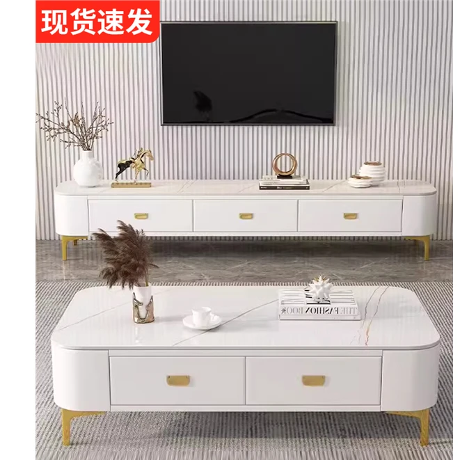 新疆西藏包邮电视柜客厅家用2024新款小户型现代简约轻奢地柜电视