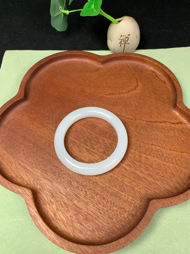 正品和田玉白玉手鐲