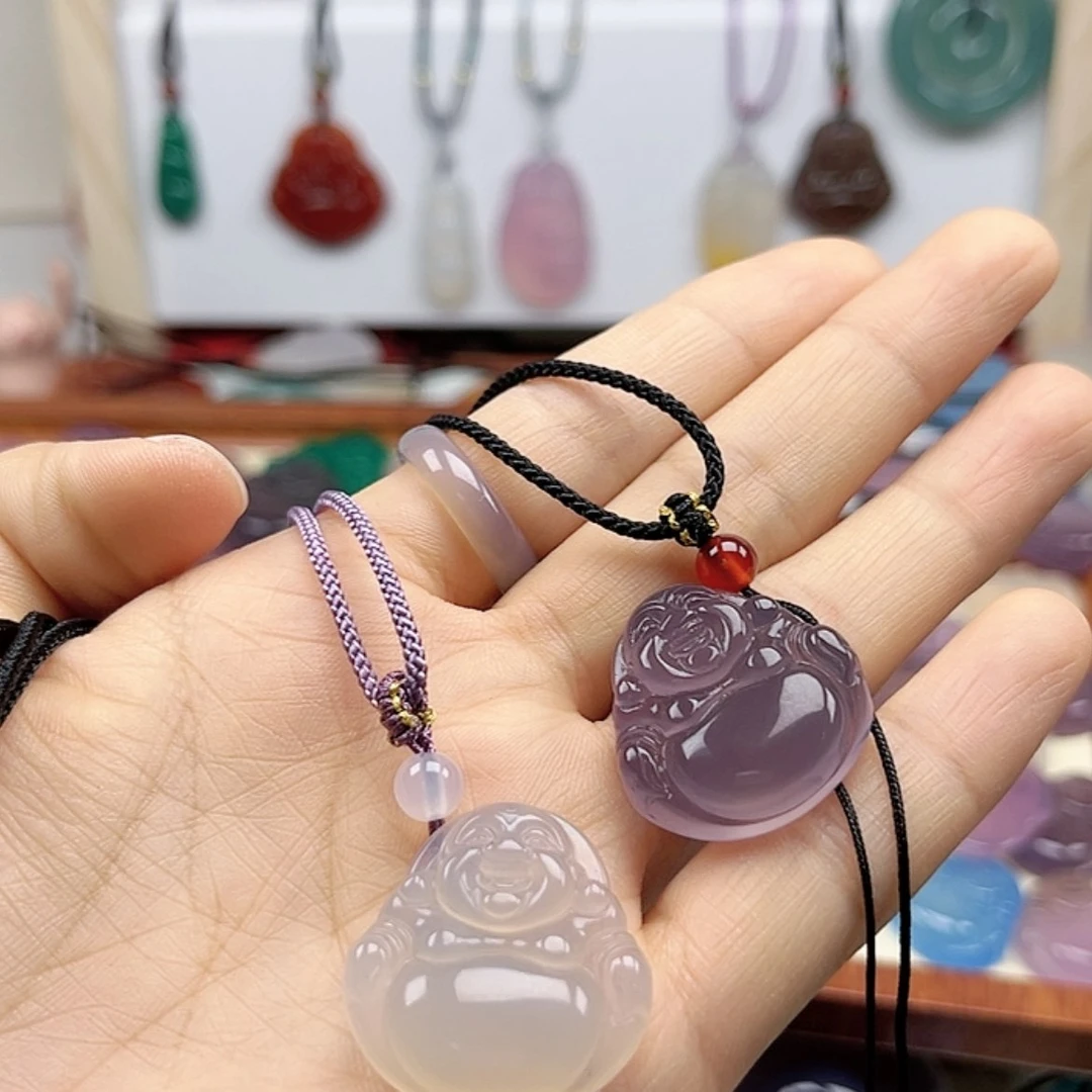 【闪购商品】玛瑙/玉髓颈饰未镶嵌月**ღ