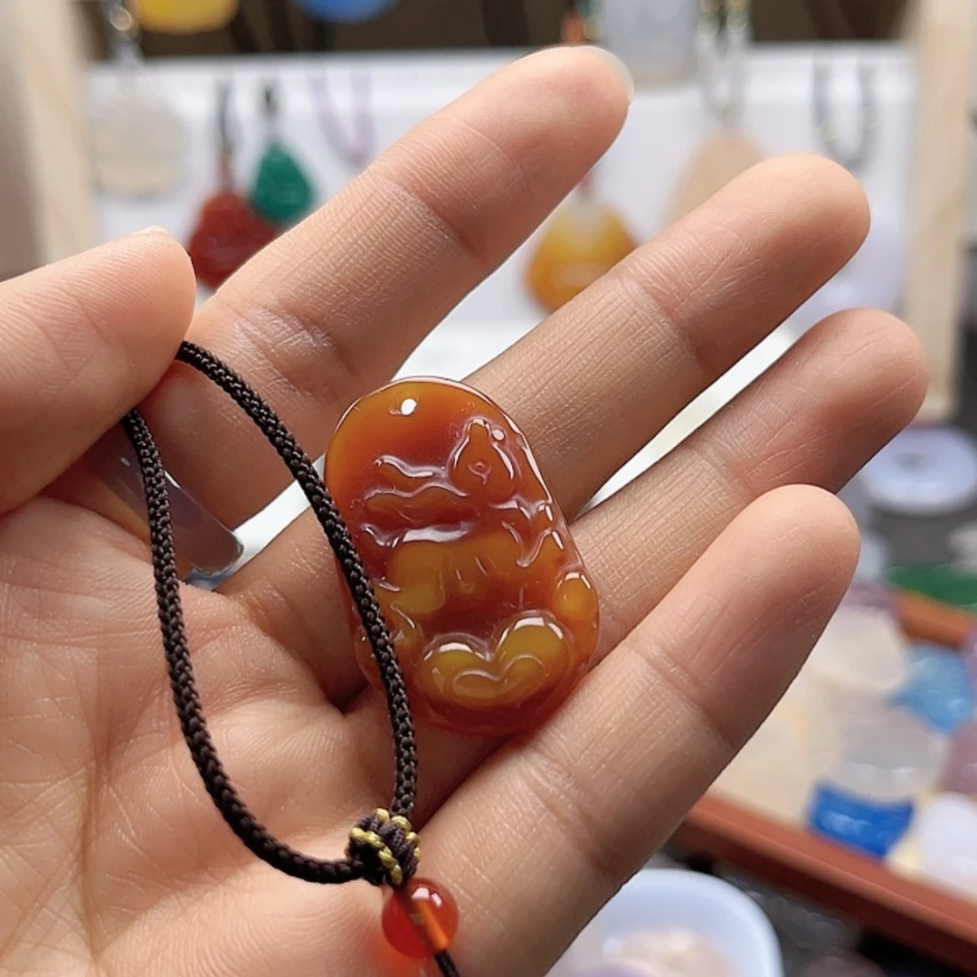 【闪购商品】玛瑙/玉髓颈饰未镶嵌芭*纳