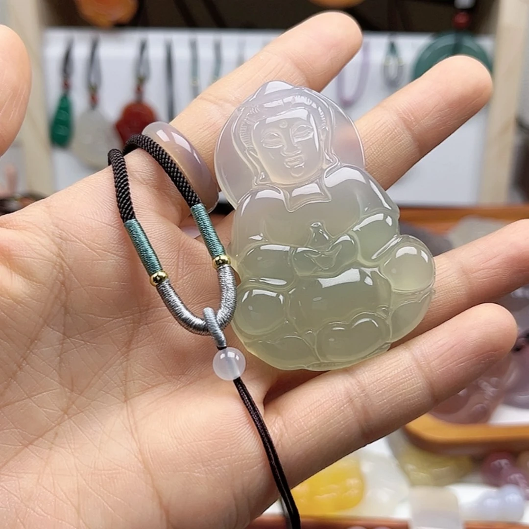 【闪购商品】玛瑙/玉髓颈饰未镶嵌a***您