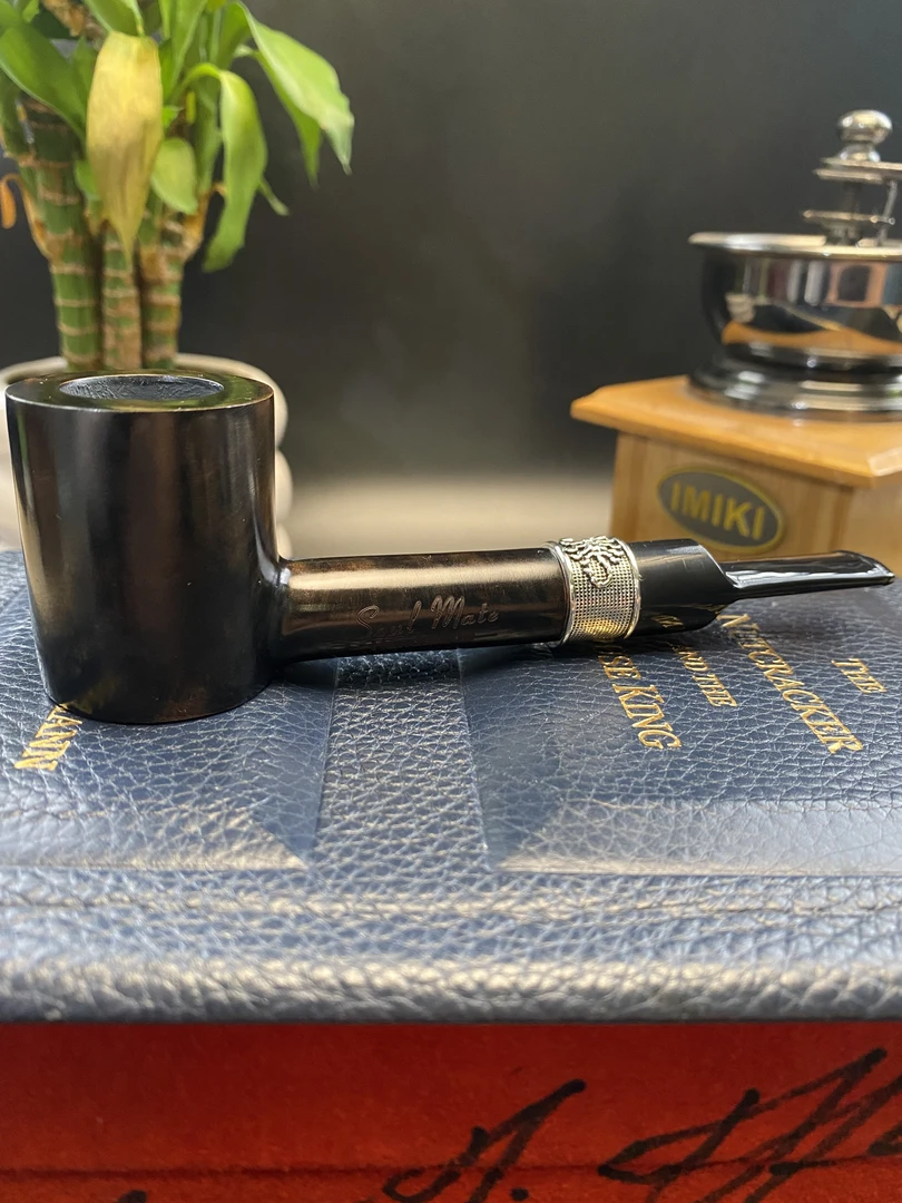 小春推荐意大利进口石楠木黑色锤子黑礼服系列烟斗烟具