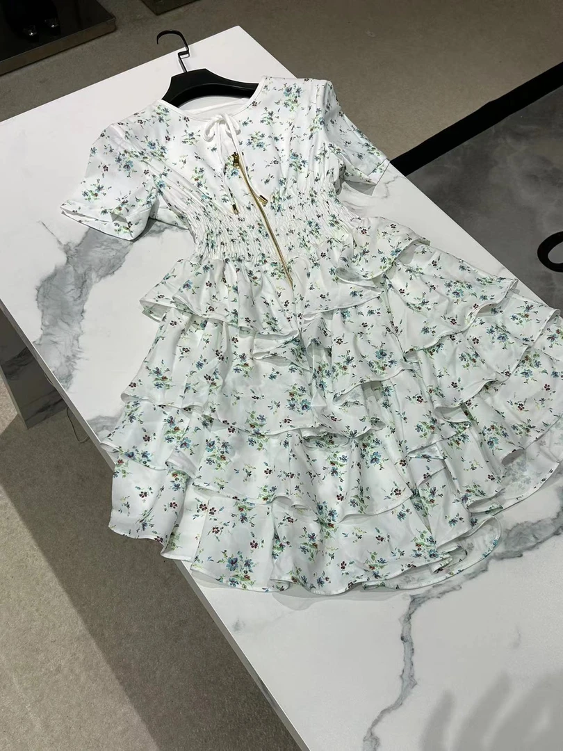 夏季连衣裙女茶系穿搭小香温柔甜辣御姐轻熟纯欲风套装裙子H063