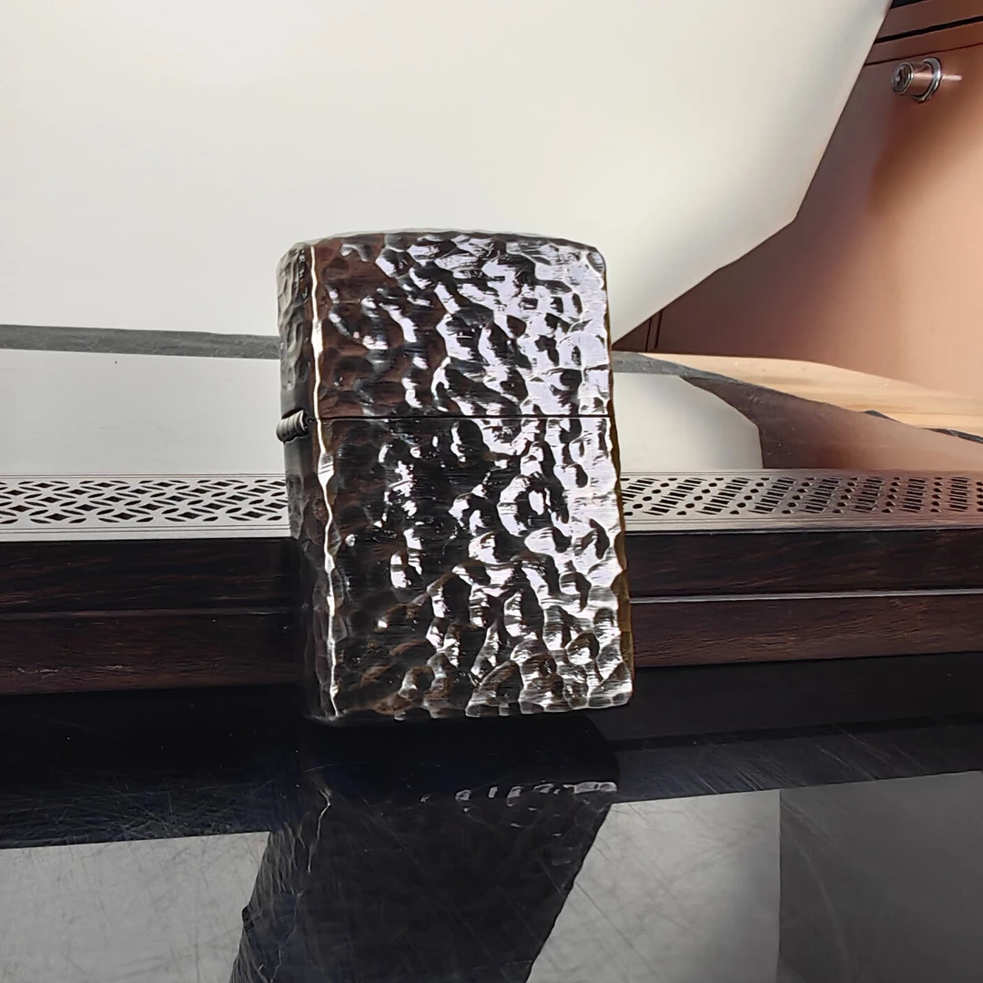 zippo打火机 DB 镀钛盔甲陨石坑 DY9910FD