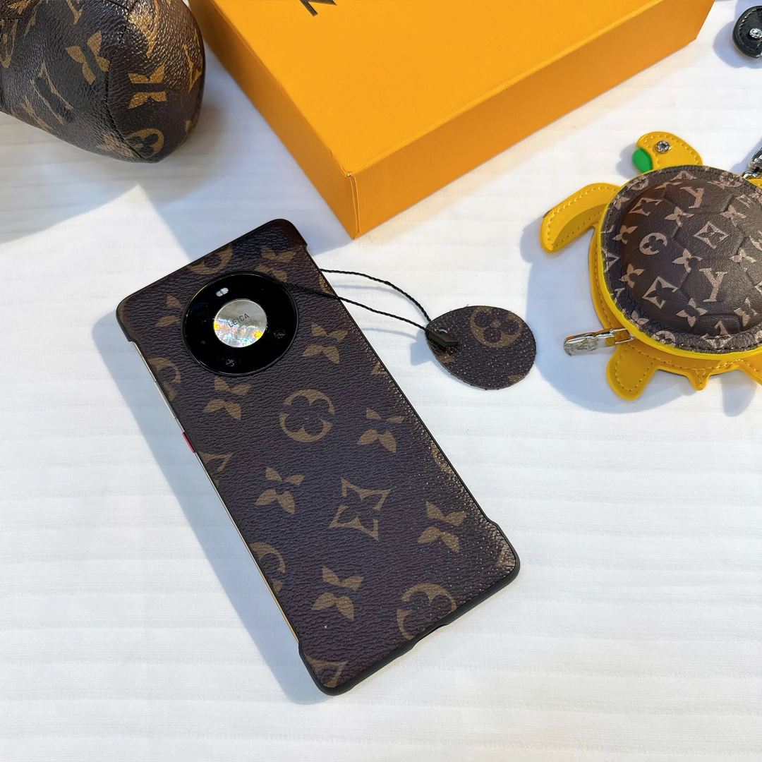 头层牛皮单底无边框款单壳适用安卓华为手机壳荣耀三星防摔vivo