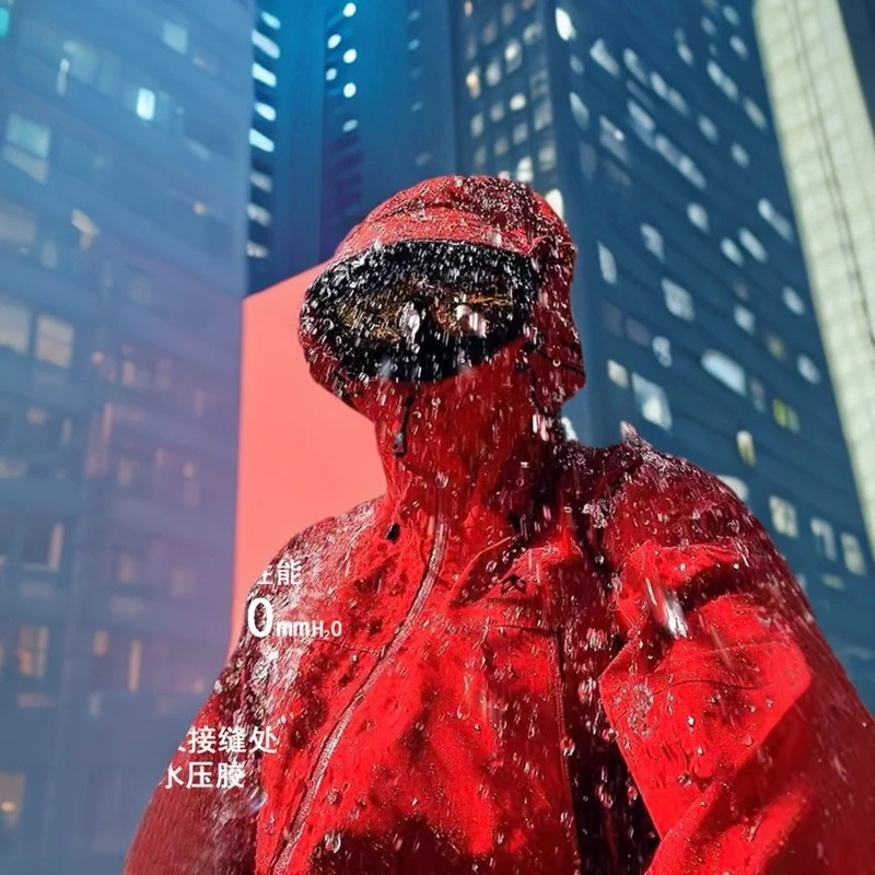 新款冲锋衣硬壳暴雨级三合一外套男士防水户外进藏川西穿搭夹克衣