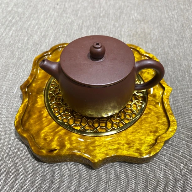瓷多功能黄金樟壶承壶托15*1.5(拍下随机发货 也可直播间看现货)