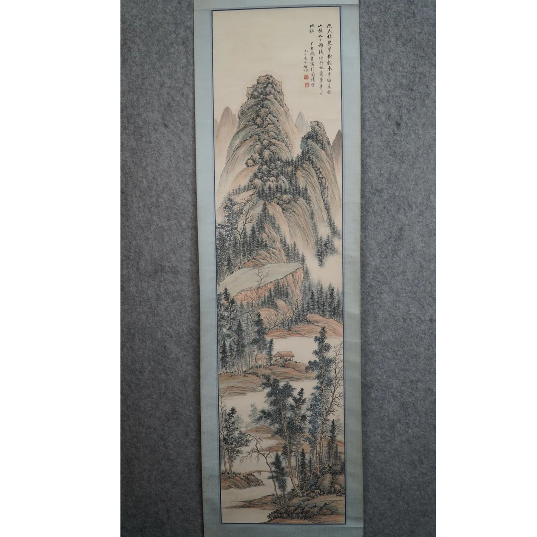 (第8期B lot27)启功《林泉山水》立轴G85200019【古董艺术拍卖品】