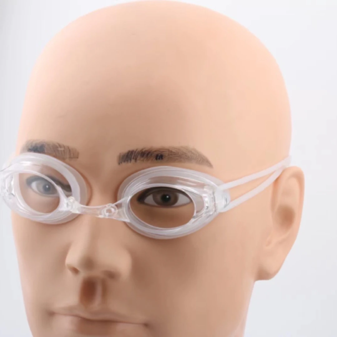 袋鼠泳镜365天纳米防雾不漏水镜片钢化防刮花支持手搓泳镜内侧