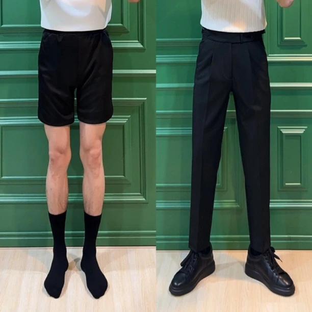 定制-意式那不勒斯-显腿直.显腿长.休闲裤-可休闲-可商务