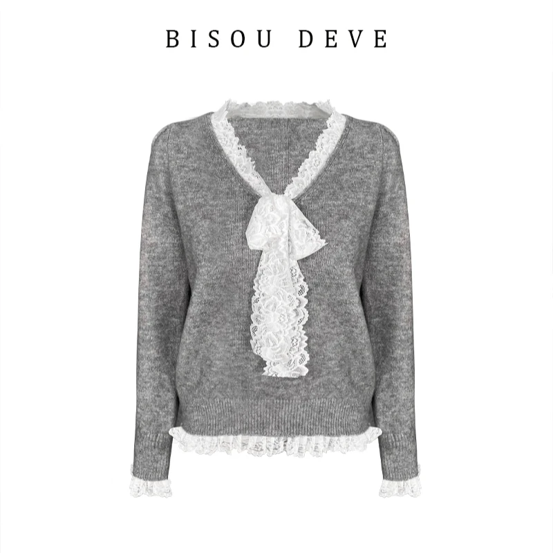 【丁姐宠粉专享】BV21015568蕾丝绮梦针织开衫