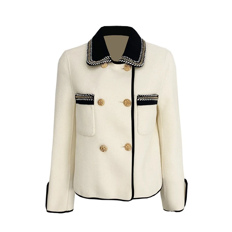 【丁姐宠粉专享】BR24096342名媛毛呢外套