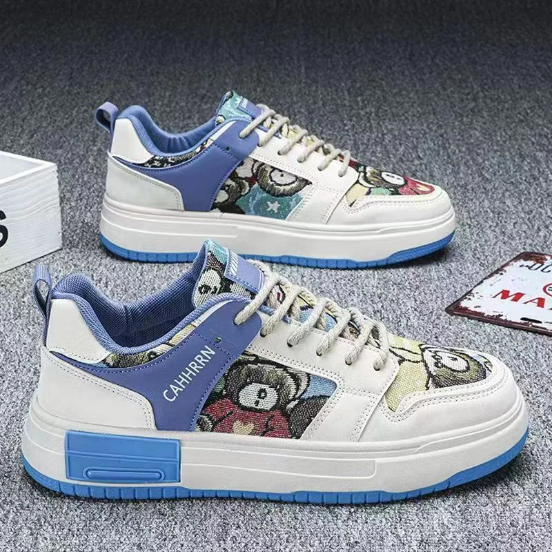 秋季2024新款男鞋厚底耐磨潮流百搭男士潮鞋韩版ins学生休闲板鞋