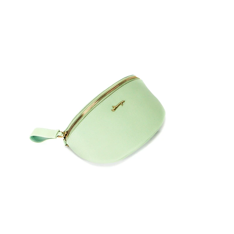 食草堂女包斜挎包 胸包 尘染