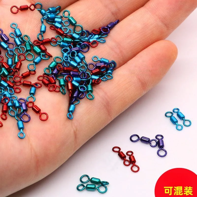 美式8字环连接环高强度光滑八字环钓鱼连接器钓鱼线组配件渔具