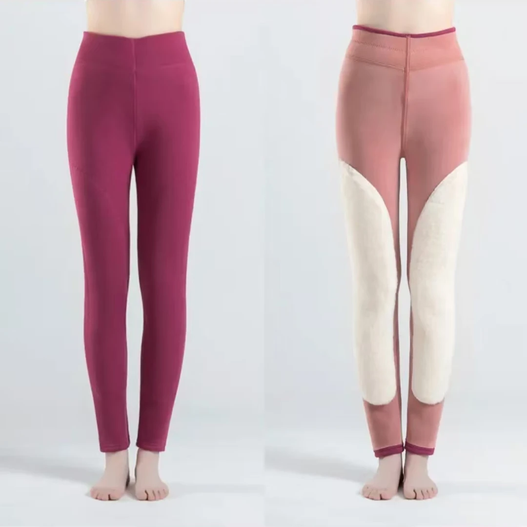 【600克】女士防寒加长加厚贴片高腰打底内穿奥粒绒保暖裤修身