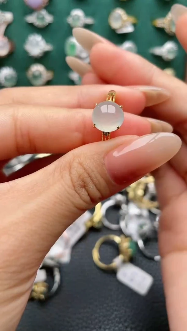 【闪购商品】翡翠戒指银S925镶嵌11111111111  18