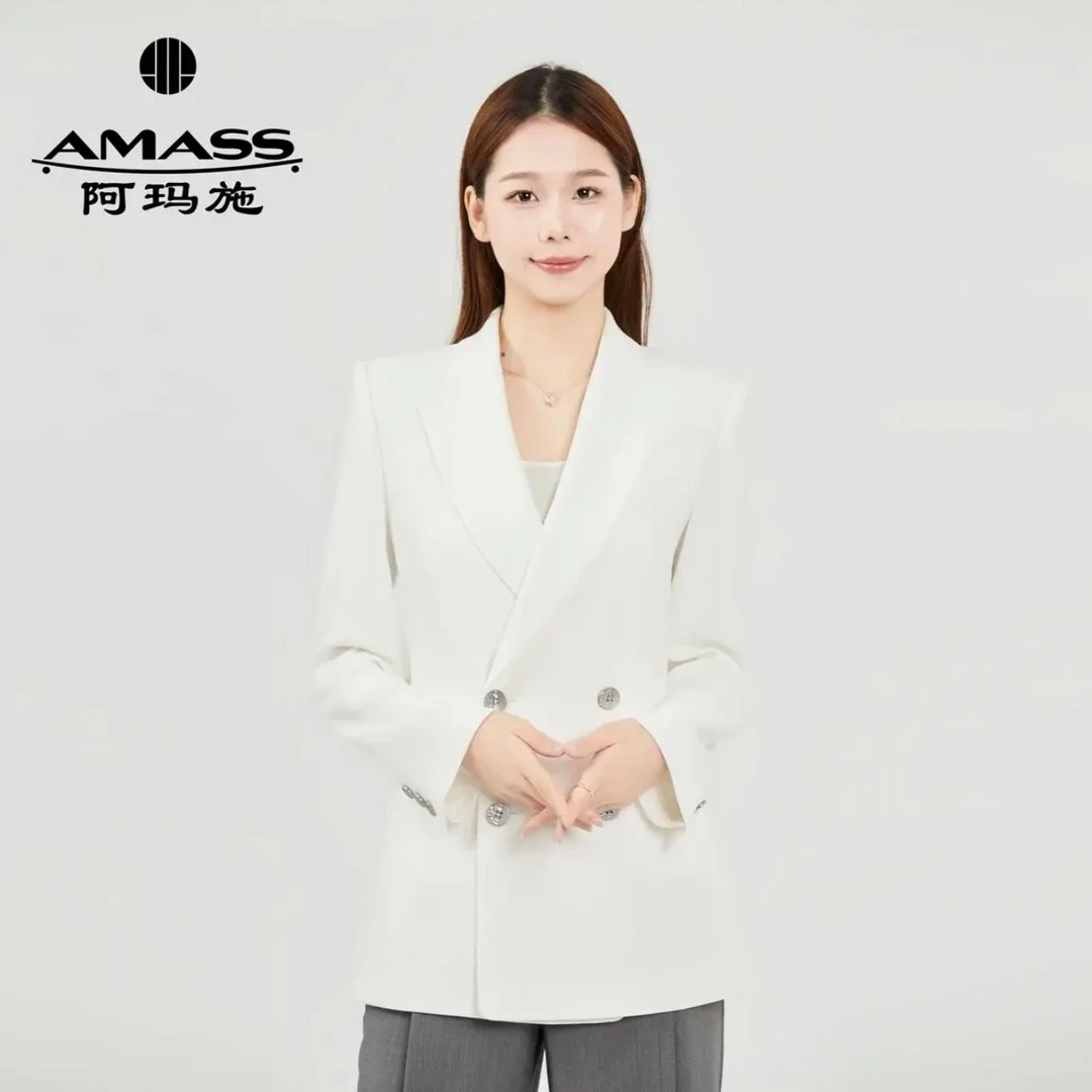 AMASS/阿玛施春装新款时尚气质休闲千金西服 5400773-20628