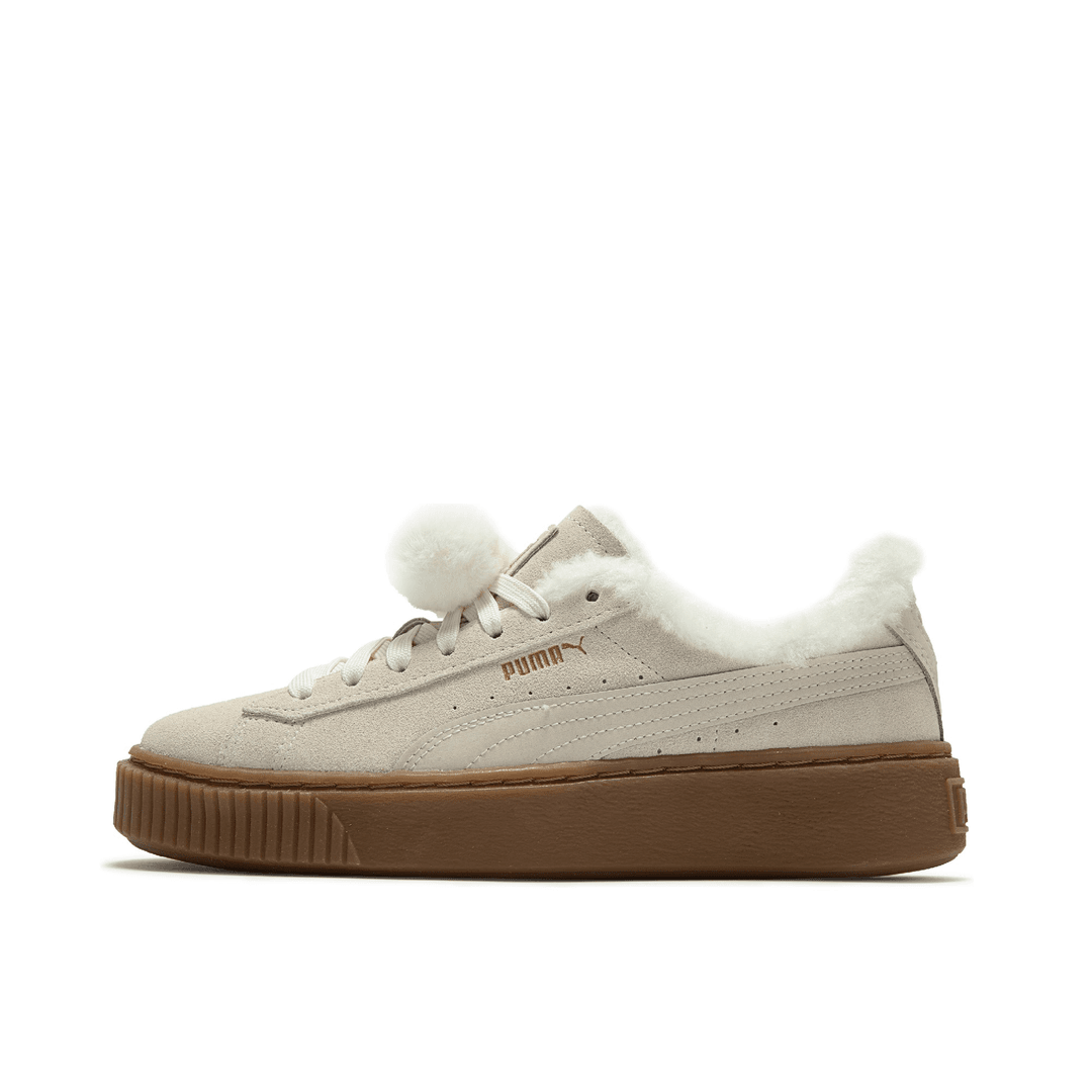PUMA彪马官方 新款女子复古厚底毛绒休闲鞋SUEDE PLATFORM 392193