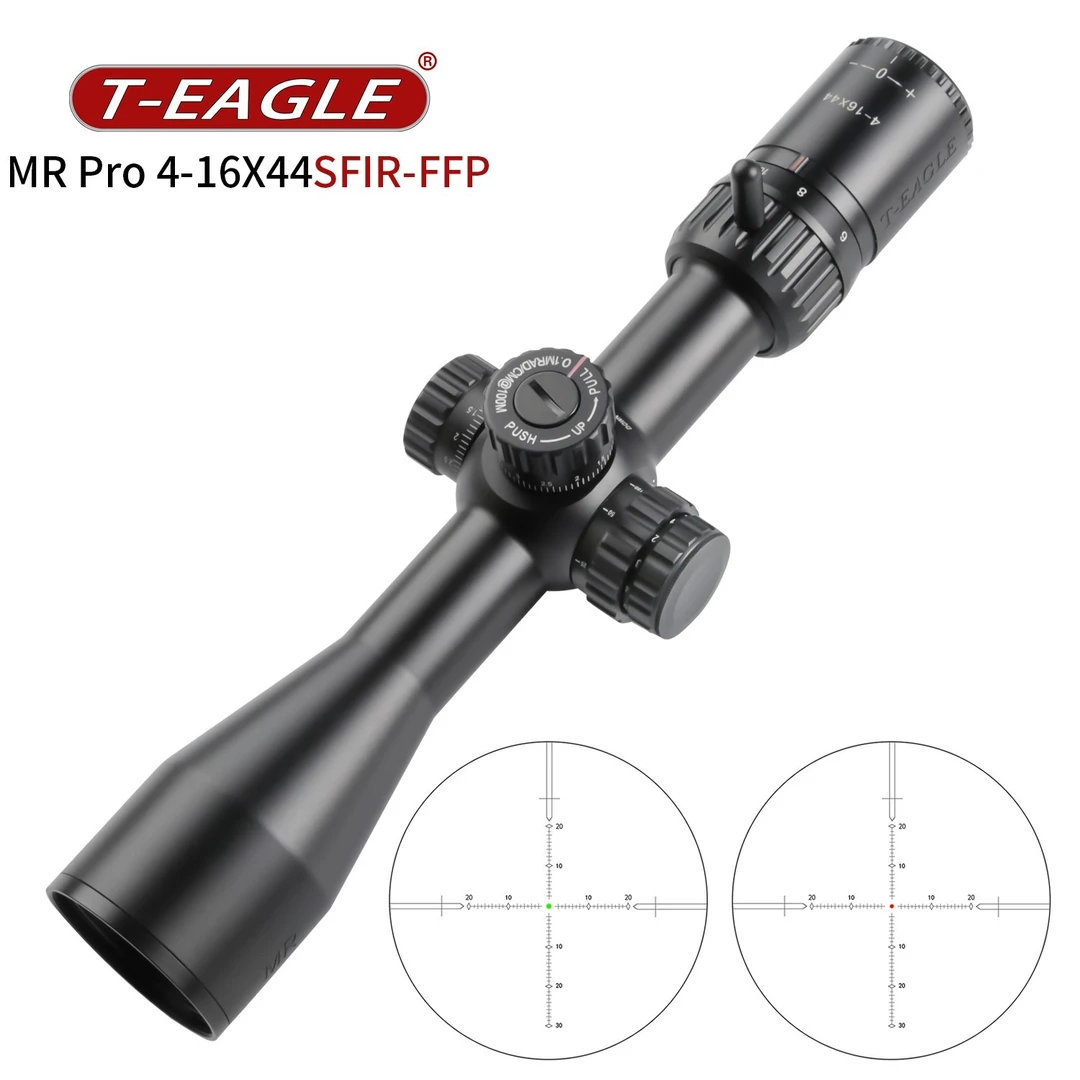 T-EAGLE/突鹰十字寻鸟镜二代MRPRO前置4-16X44SFIR-FFP清晰望远镜