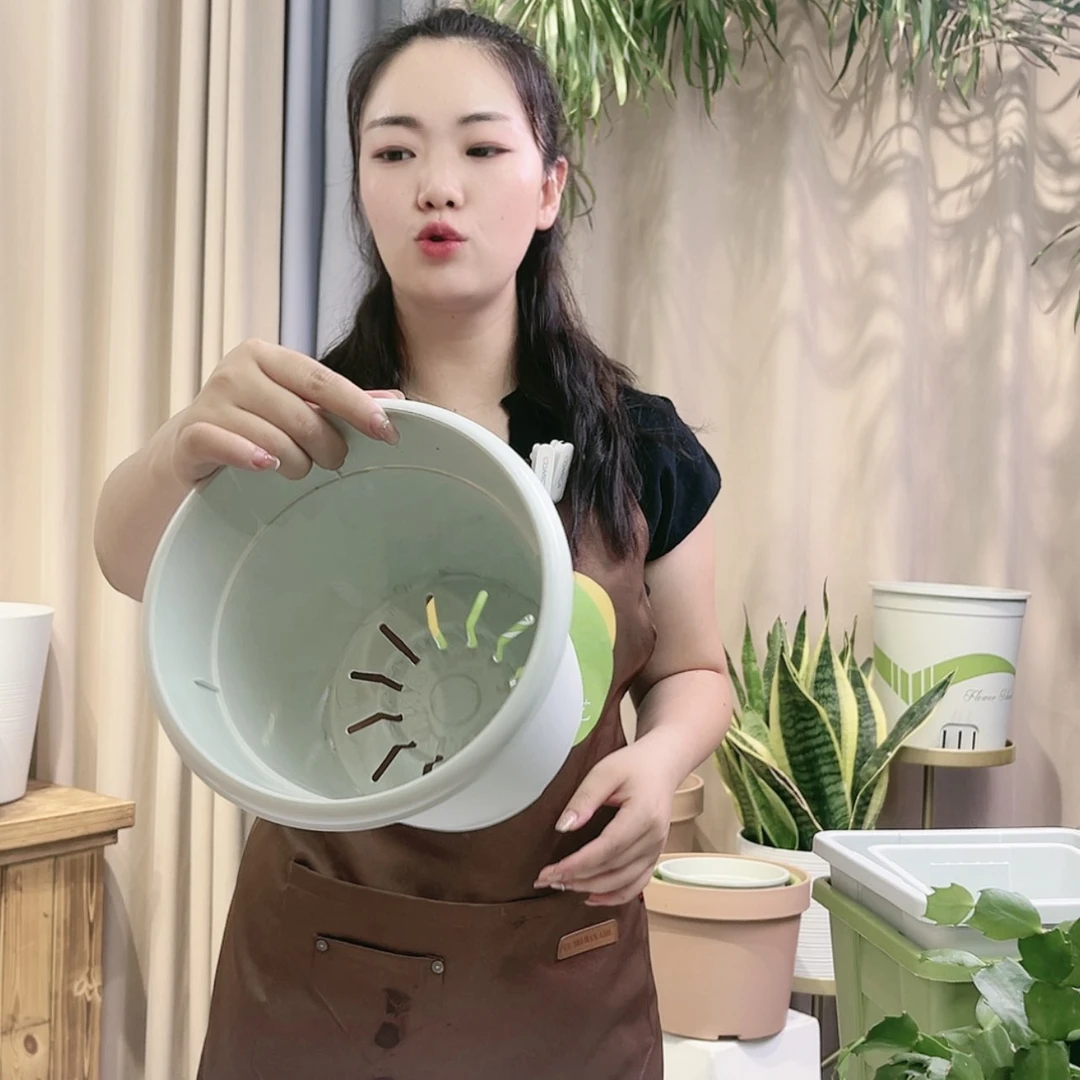 【闪购商品】树脂20CM（含）-50CM（不含）加仑盆21口径5个无拖微瑕