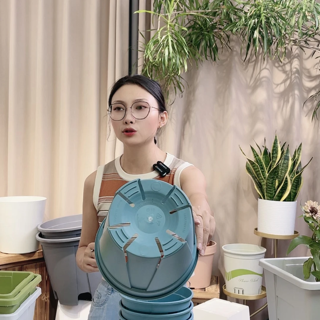 【闪购商品】树脂20CM（含）-50CM（不含）青山蓝18.5口径6个无拖微瑕