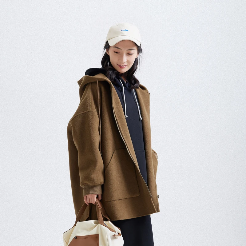 本依凡女TSSSM0189双面呢大衣【部分微瑕，N，O褪N，O焕！介意慎拍】