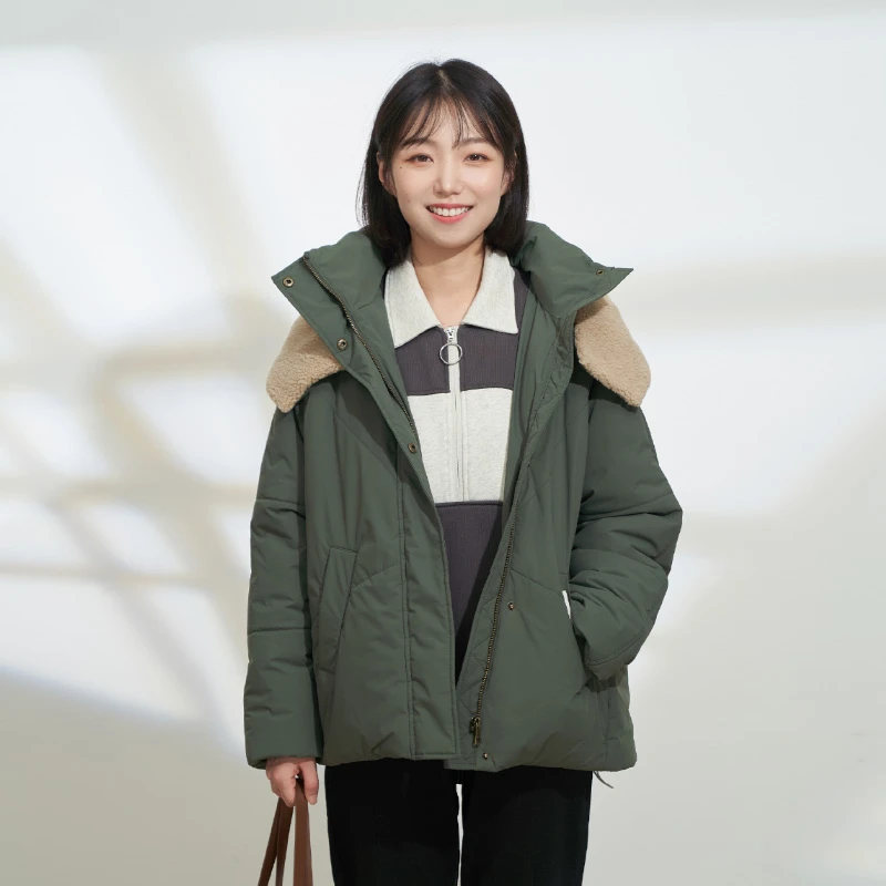 本依凡【部分微瑕，N，O褪N，O焕！介意慎拍】冬季女棉衣外套ESSMM0026