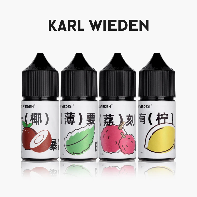 卡尔威登网红果味打火机煤油水果香味原装30ml*4女款男款