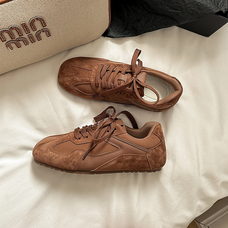 【乔拉专属】复古阿甘德训鞋女2024年秋冬新款百搭时尚潮流休闲板鞋