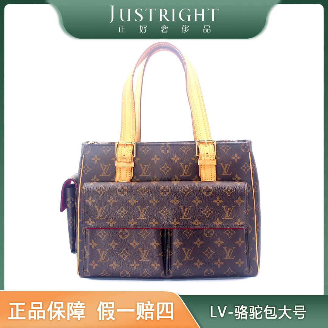 95新 LouisVuitton/路易威登 LV-骆驼包大号/植鞣革后换