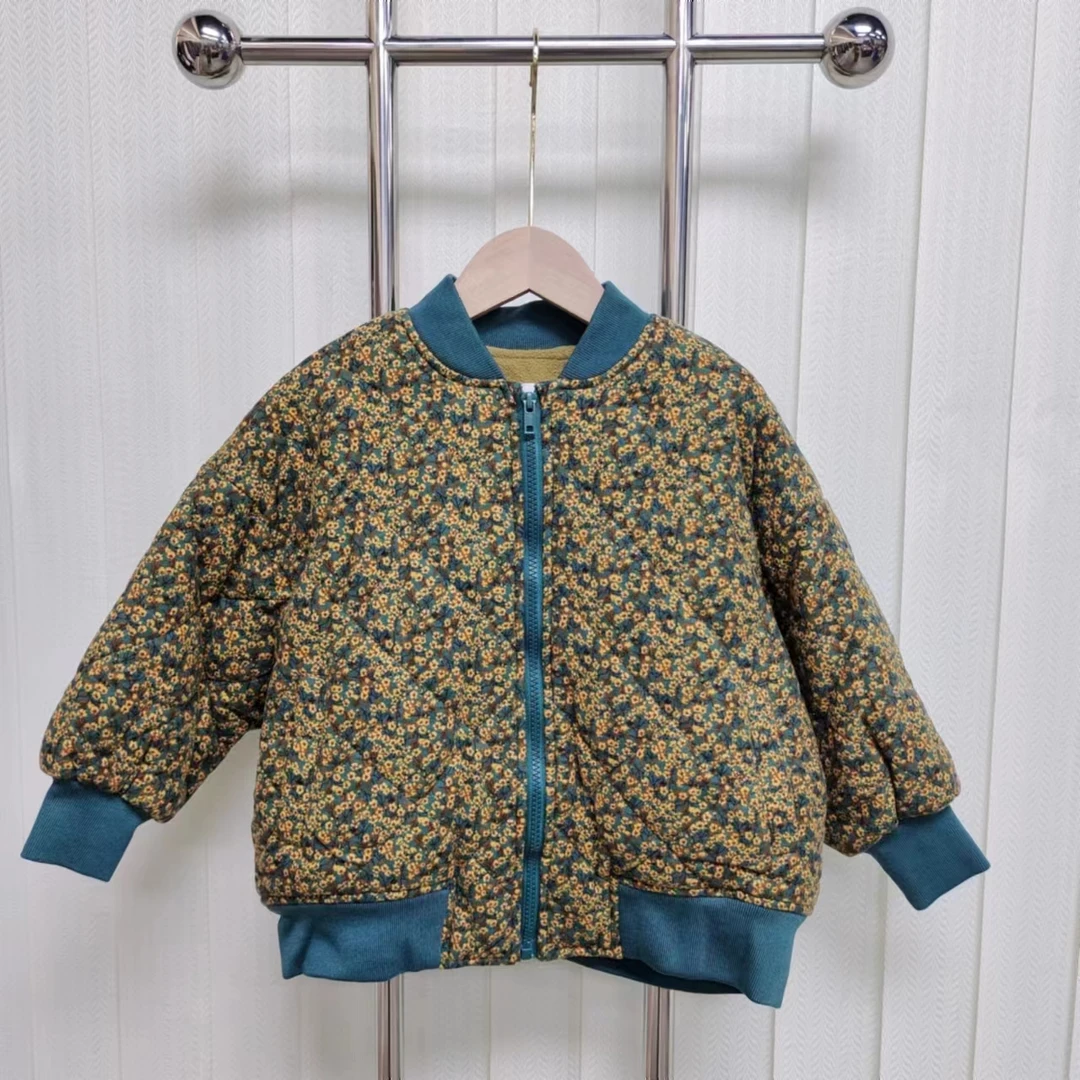 【链接款6207】绿花色外套(3)