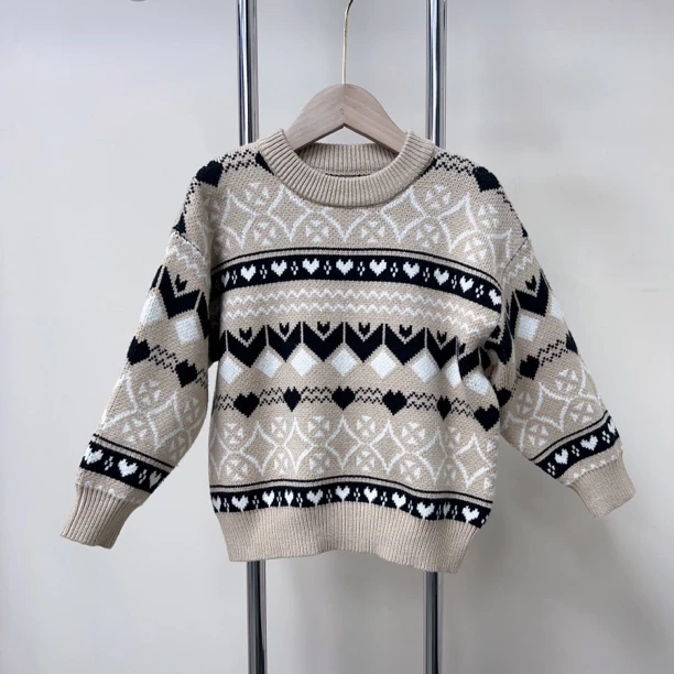 【2537】卡其色毛衣D7-18