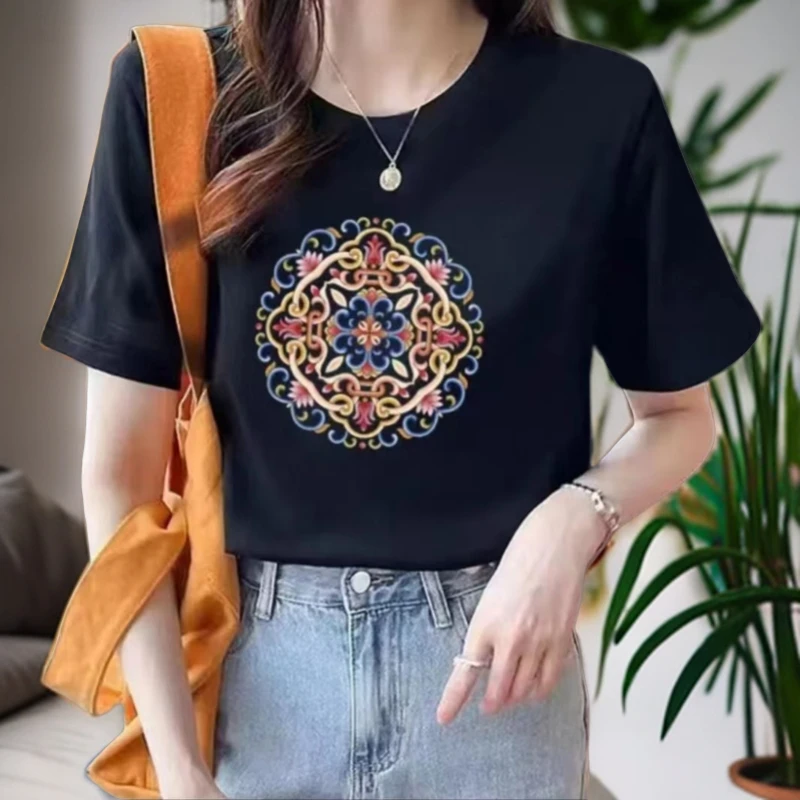 2024夏季情侣半袖修身打底衫ins百搭圆领韩版白色紧身纯色纯白T恤