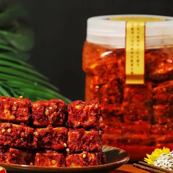【现拌现发】传统手工霉豆腐白溪特产现拌豆腐乳香辣麻辣味拌饭酱菜