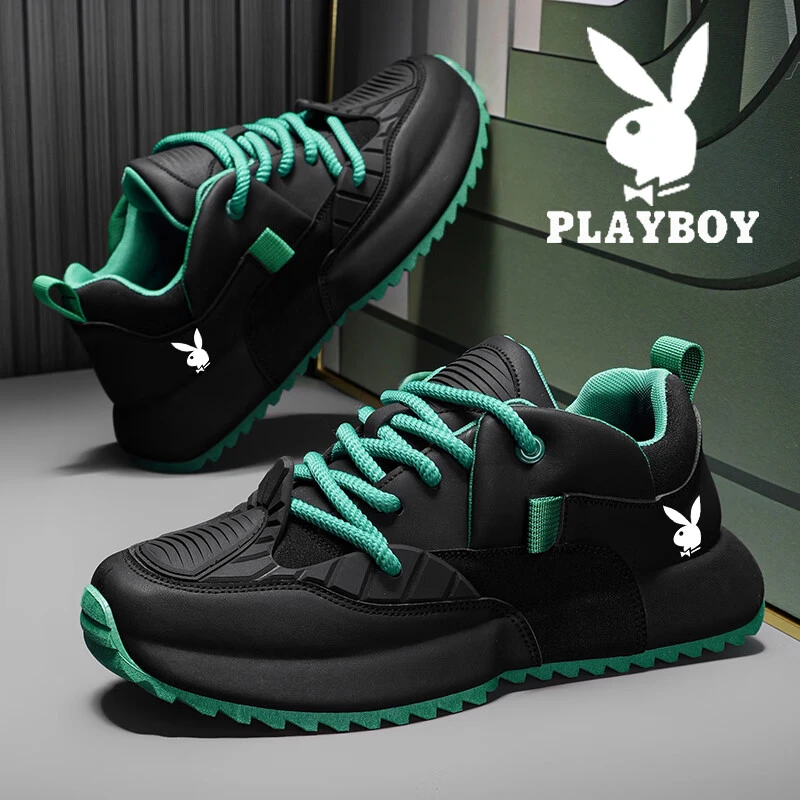 花花公子男鞋秋冬季2025新款休闲鞋子男款运动百搭增高男士老爹鞋