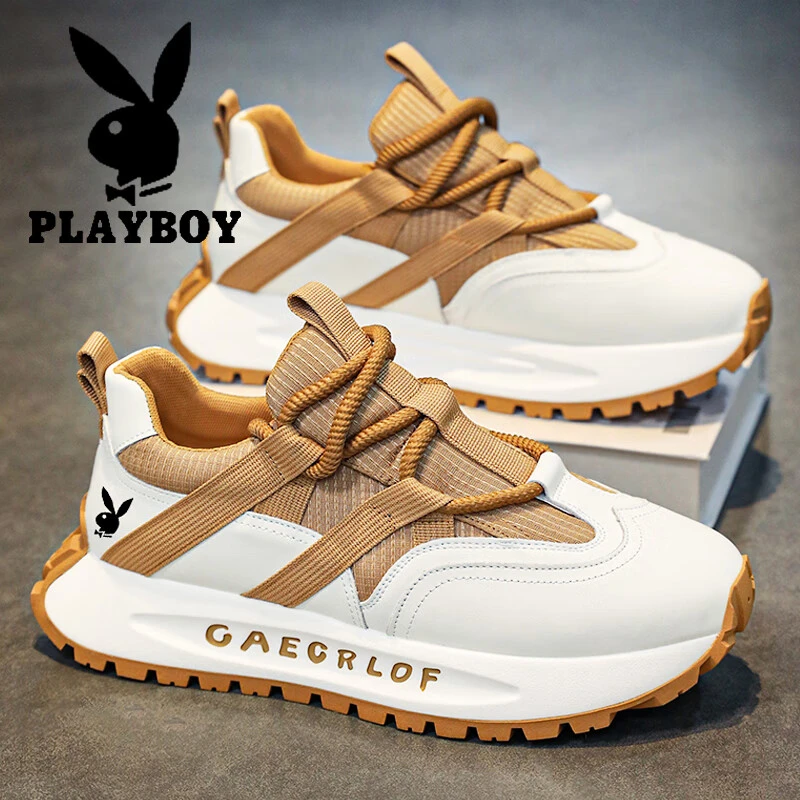 花花公子运动男鞋秋冬季新款老爹鞋子男款休闲百搭跑步男士板鞋
