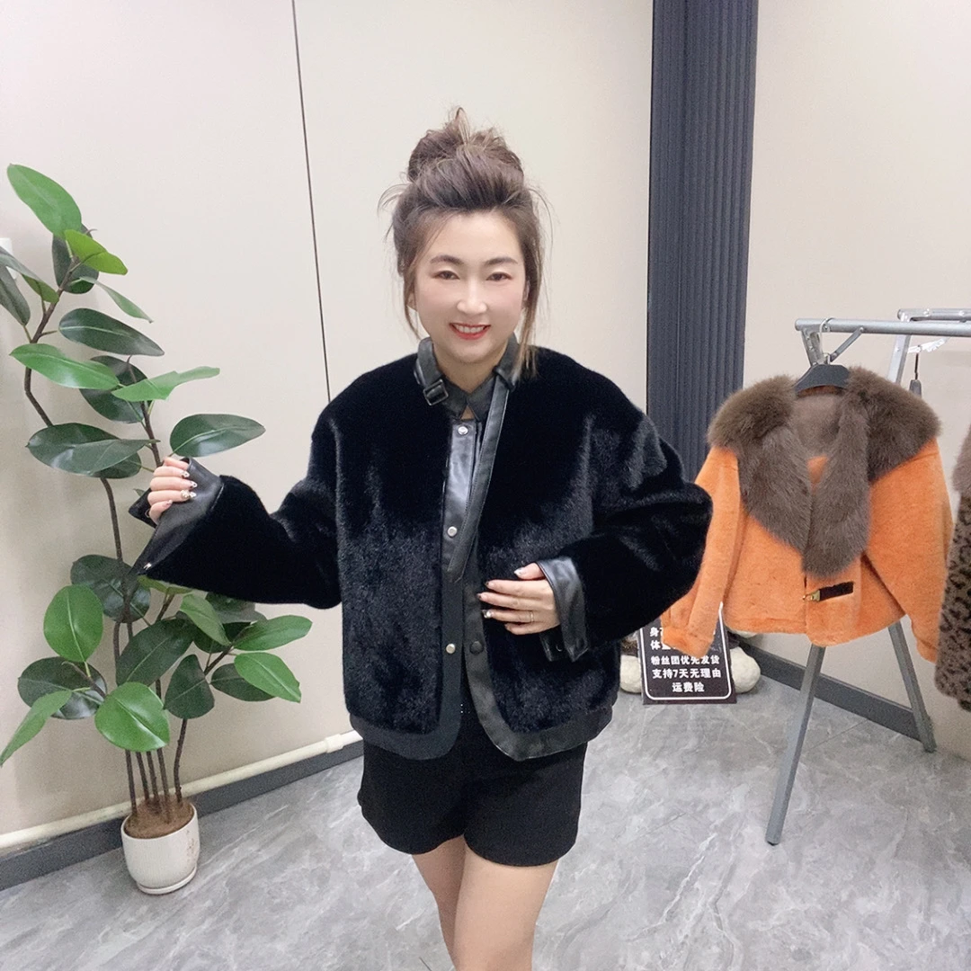 2024冬季新款休闲百搭机车短外套