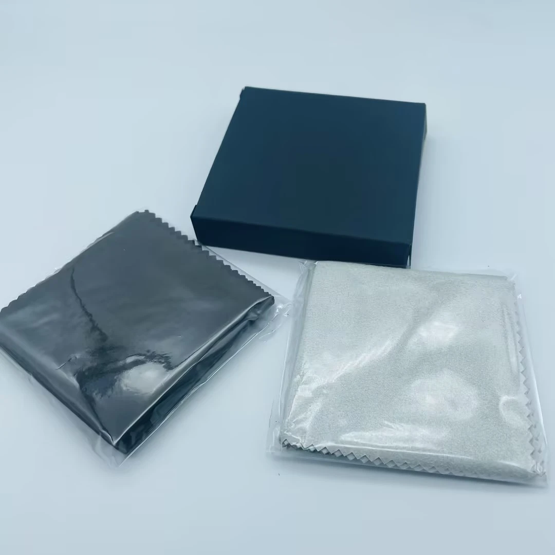 全新未使用  精品腕表擦表布/6片装/1盒/双色组合